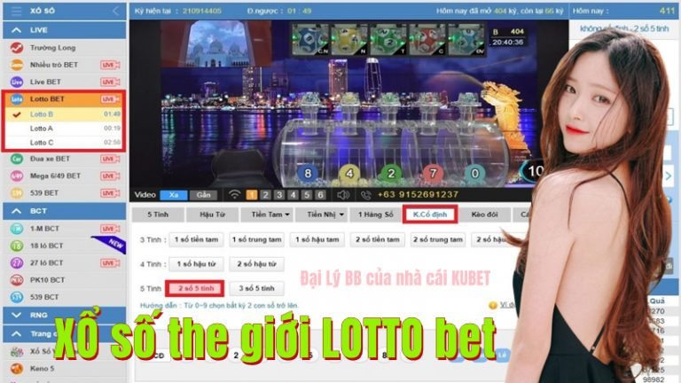 XỔ số the giới LOTTO bet 🎱 Chơi Lotto Bet không cố định 2 số 5 tinh