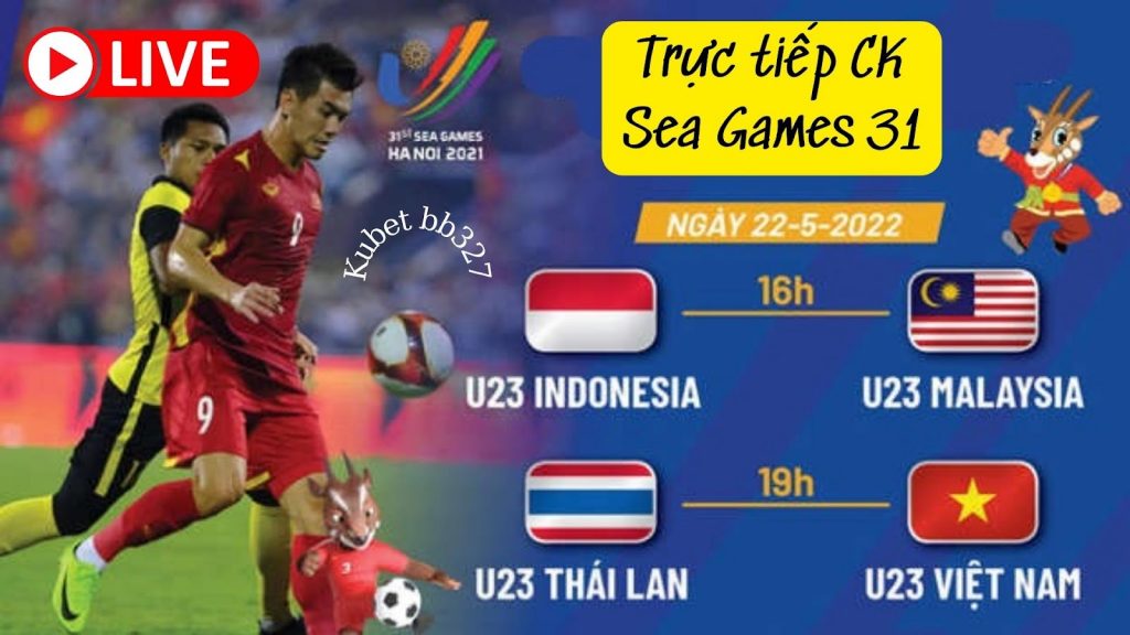 Lịch thi đấu bóng đá việt nam chung kết Sea Games 31