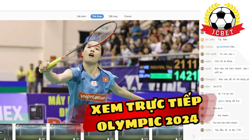 xem trực tiếp olympic việt nam ở đâu